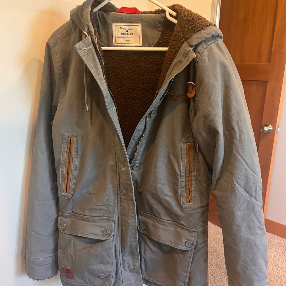 Kimes Ranch Sage Jacket with Brown Accents